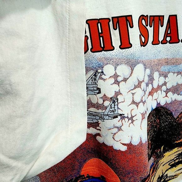 Bright Star 94 Vintage Extremely Rare DS Single‎ Stitch Shirt White USA Size Lg - Picture 5 of 8